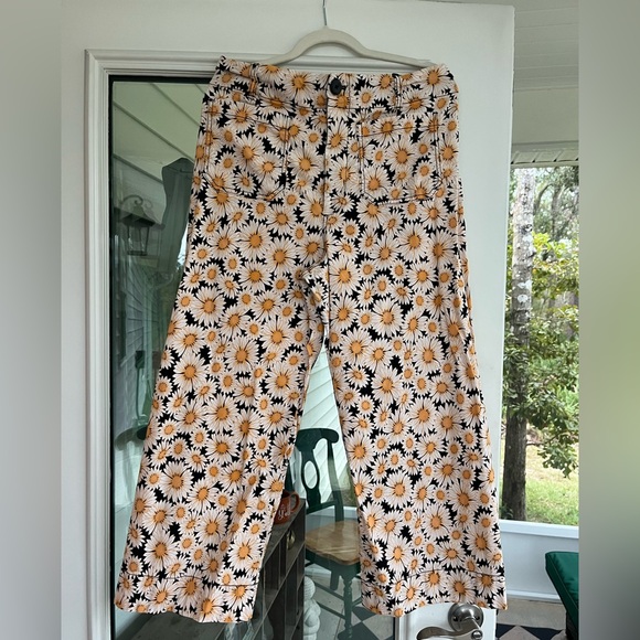 Maeve by Anthropologie Daisy Print Wide-Leg Pants - Picture 1 of 3